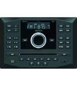 lot 6557 image: Jensen JWM62A AMFMDVDCDUSBAUXApp Ready Bluetooth Wallmount Stereo w App Control, 3-Speaker Zones  8 Speaker Output 8X 6 Watt, Receives Bluetooth Audio (A2DP) & Controls (AVRCP) from Devices