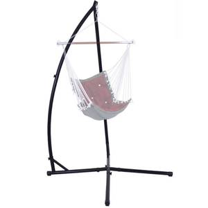 lot 6576 image: Sunnydaze Decor Hanging Hammock X-Stand Only Durable Steel Frame Stand