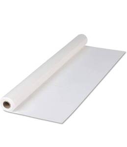 lot 6585 image: Hoffmaster 114000 Plastic Tablecover Roll, 300 Length x 40 Width, White