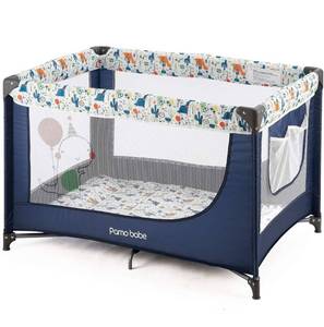 lot 16632 image: Pamo Babe Comfortable Playard,Sturdy Play Yard with Mattress