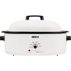 lot 16643 image: Nesco 18 Qt. Ivory Electric Roaster MWR18-14