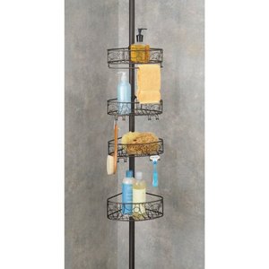 lot 16659 image: InterDesign Twigz Tension Pole Caddy, Bronze