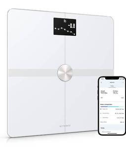 lot 16661 image: Withings Body - Digital Wi-Fi Smart Scale with Automatic Smartphone App Sync, Full Body Composition Including, Body Fat, BMI, Water Percentage, Muscle & Bone Mass, with Pregnancy Tracker & Baby Mode