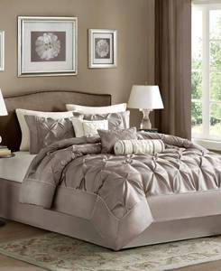 lot 16683 image: Madison Park Wilma 7-Pc. King Comforter Set Bedding