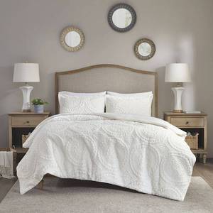 lot 16685 image: Madison Park Ava Reversible 3-Pc. FullQueen Comforter Set Bedding