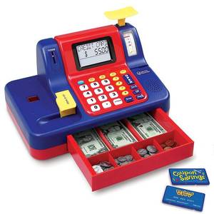 lot 16691 image: Learning Resources Pretend and Play Teaching Cash Register