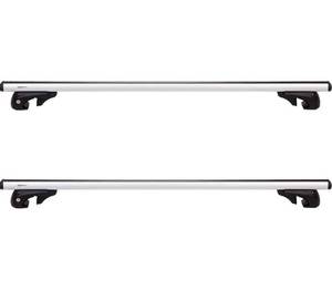 lot 16728 image: Amazon Basics Universal Cross Rail Roof Rack, 52 inches,Pack of 2