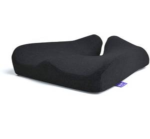 lot 16762 image: Cushion Lab Patented Pressure Relief Seat Cushion for Long Sitting Hours on Office & Home Chair - Extra-Dense Memory Foam for Soft Support. Car & Chair Pad for Hip, Tailbone, Coccyx, Sciatica - Black