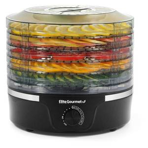 lot 16792 image: Elite Gourmet - 5-Tier Food Dehydrator - Black