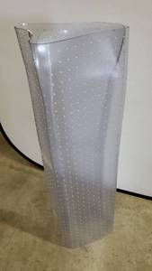 lot 16799 image: Hard Plastic Computer Chair Floor Mat, Approximately 4868
