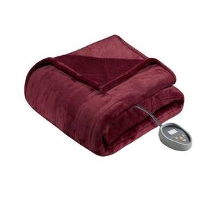 lot 2851 image: Beautyrest Microlight Berber Twin Electric Blanket Bedding