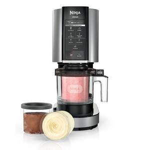 lot 2914 image: Ninja - CREAMi Ice Cream Maker with 7 One-Touch Programs - Cloud Silver