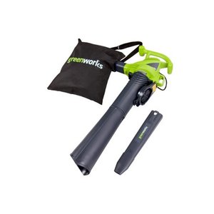 lot 2918 image: Greenworks 2 Speed 230 MPH Corded BlowerVacuum 24022