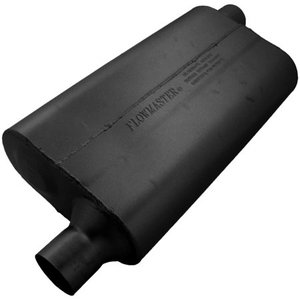 lot 2932 image: Flowmaster 942453 50 Delta Flow Muffler - 2.25 Offset In  2.25 Offset Out - Moderate Sound