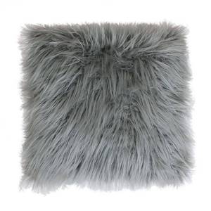 lot 2983 image: Keller Faux Mongolian Reverse To Micromink Pillow, 16 x 16