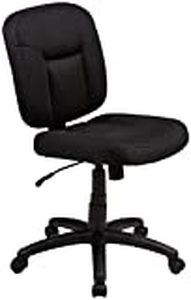 lot 3016 image: AmazonBasics Low-Back Task Chair, Black