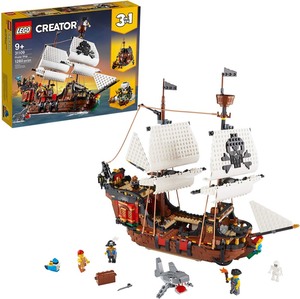 lot 2834 image: Lego Creator 3 In 1 Pirate Ship, 1260pcs