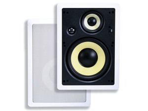 lot 2892 image: Caliber 3 Way Wall Speakers, Set of 2
