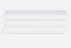 lot 2986 image: Brooklinen Flat Sheet Luxe White King