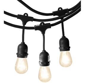 lot 3024 image: Bright Town 48 Light String with Bulbs