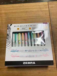 lot 29654 image: Zebra Mildliner Collection Double-Ended Creative marker kit 30ct
