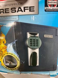 lot 29698 image: First Alert 0.94 cu. ft. Digital Ready-Seal Waterproof Fire Resistant Safe (M...