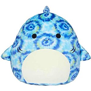 lot 29699 image: Squishmallows Luther The Blue Tie Dye Shark 16 Inch Plush
