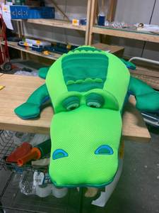 lot 29701 image: Big Joe Bean Bag Alligator Kids Chair