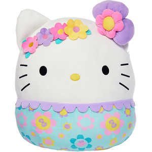 lot 29703 image: Squishmallows 20 Hello Kitty Floral Plush