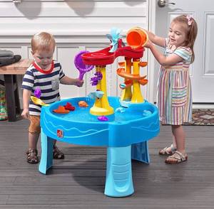 lot 29717 image: Step2 Archway Falls Water Table with 13 Accessories Water Activity Free Shipping