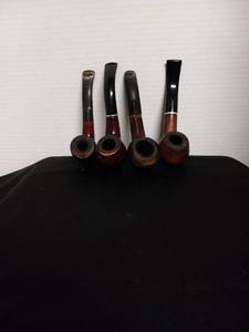 lot 10 image: Set of 4 Smoking Pipes Lot 2