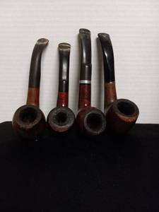 lot 11 image: Set of 4 Smoking Pipes Lot 3