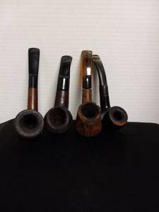 lot 12 image: Set of 4 Smoking Pipes Lot 4