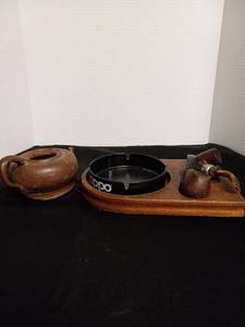 lot 14 image: Pipe Smoking Accessories and 2 Pipes