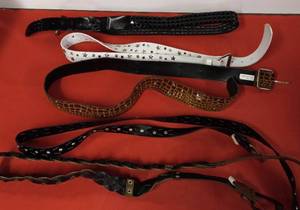 lot 25 image: Multi Style Womens Belts