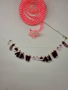 lot 230 image: Christmas rope light and mantel decor