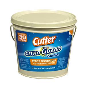 lot 25013 image: 17oz Citro Guard Candle Tan Bucket - Cutter 6 COUNT