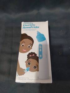 lot 25084 image: FRIDABABY ELECTRIC NOSEFRIDA, 1 NASAL ASPIRATOR, 2TIPS, 1 CHARGING CABLE, 1 CLEANING BRUSH, 1 CASE