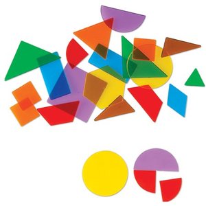 lot 25092 image: (PriceEA)Learning Resources LER1766 Translucent Geometric Shapes