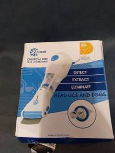 lot 25095 image: V COMB - FDA REGISTERED ALLERGY & CHEMICAL FREE HEAD LICE TREATMENT, ELECTRIC HEAD LICE COMB