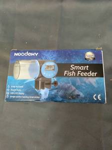 lot 25097 image: NOODOKY SMART FISH FEEDER ,HD LCD DISPLAY, SMART CONTROL