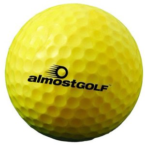 lot 25151 image: ALMOSTGOLF Point3 Limited Flight Practice Golf Balls �� Realistic Spin, Trajectory, & Accuracy Foam Training Balls Pack of 10, Hi-Vis Yellow
