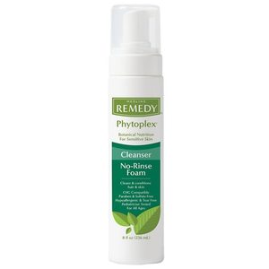 lot 25181 image: 2-Pack Medline Remedy Phytoplex Hydrating Cleansing Foam, 8 Oz