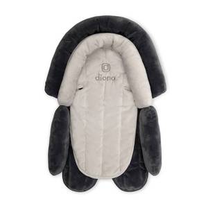 lot 25253 image: Diono 2-in-1 Head Support - Cuddle Soft - Gray