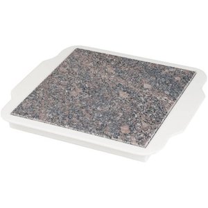 lot 25050 image: Chef Buddy Warming Plate, White, 9 x 10.25 x 1