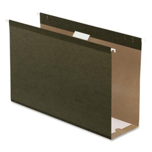 lot 25060 image: Pendaflex Reinforced 4 Extra Capacity Legal Sized Hanging File Folders - Standard Green (Box of 25)