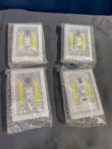 lot 25234 image: Lot of 4 - Battery Powered LED Wall Mounted Lights