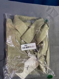 lot 25248 image: CAMIXA Womens 100% Linen Shirt Blouse Casual Pocket Button Down Tops Long Sleeve