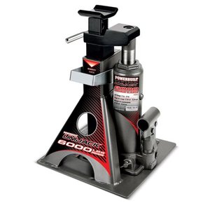 lot 35428 image: Powerbuilt Unijack All-in-One Jackstand Bottle Jack 3 ton Weight Capacity