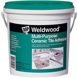 lot 35439 image: Dap 25190 1-Quart Weldwood Multipurpose Ceramic Tile Adhesive